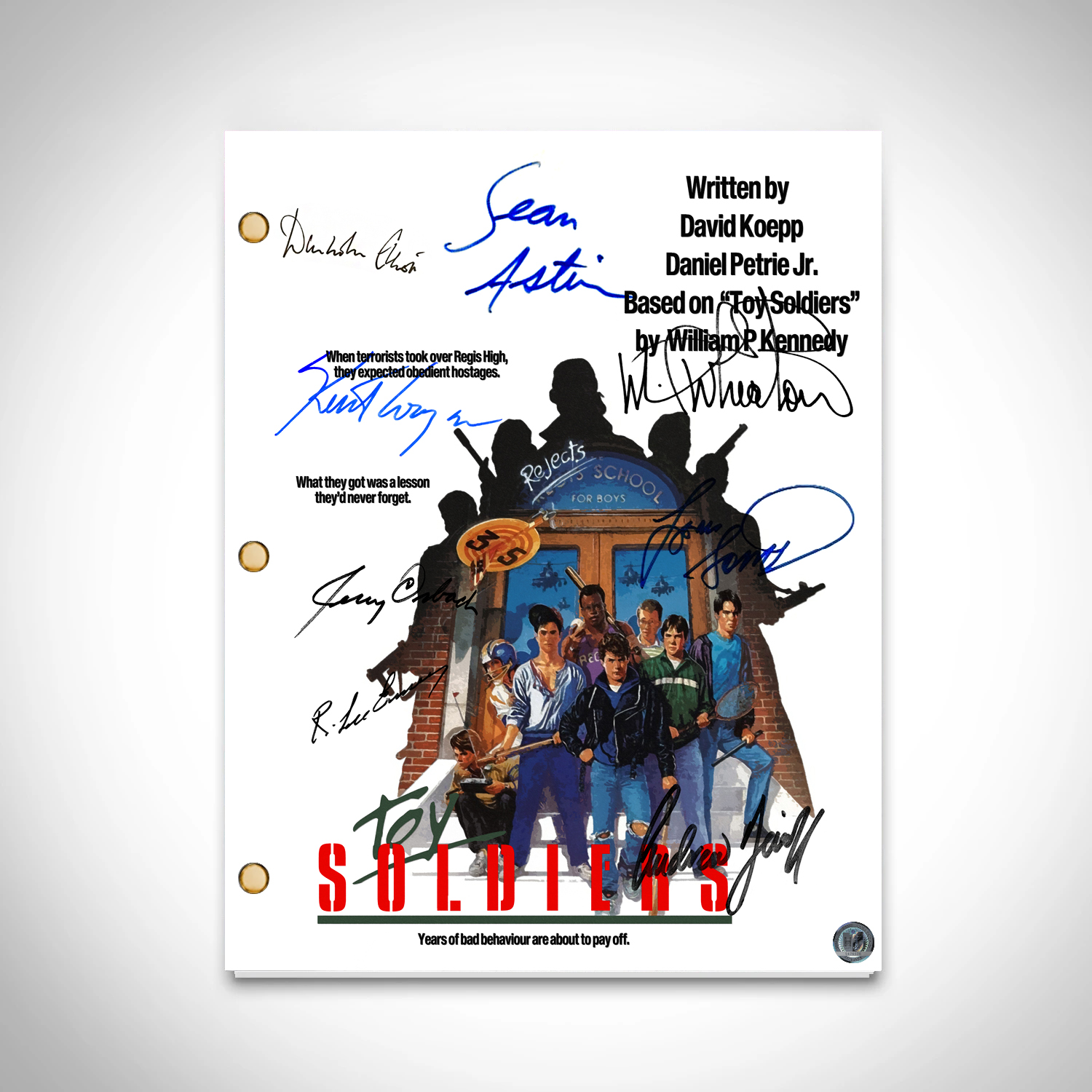 Toy Soldiers (1991) Transcript Limited Signature Edition | RARE-T