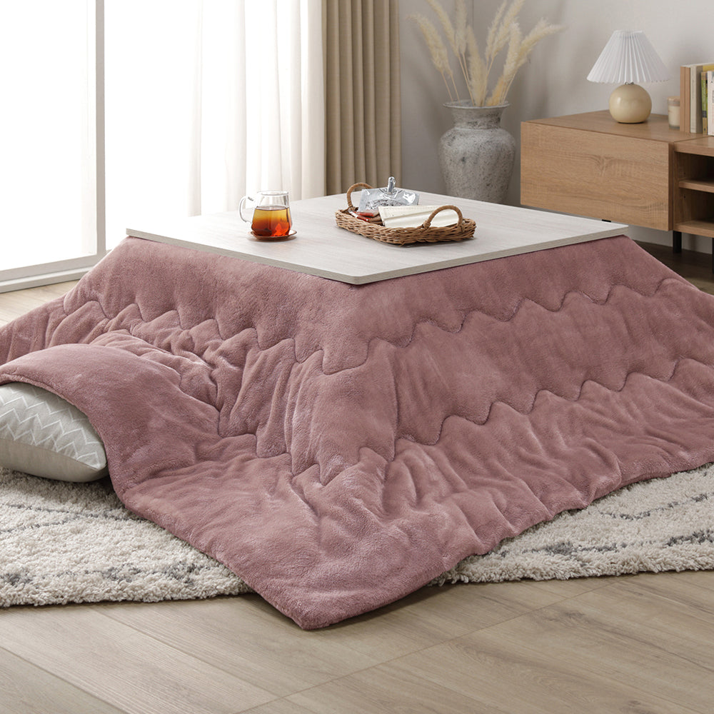 折りたたみ式 こたつ 2点セット (テーブル+掛け布団) 正方形(約75×75cm