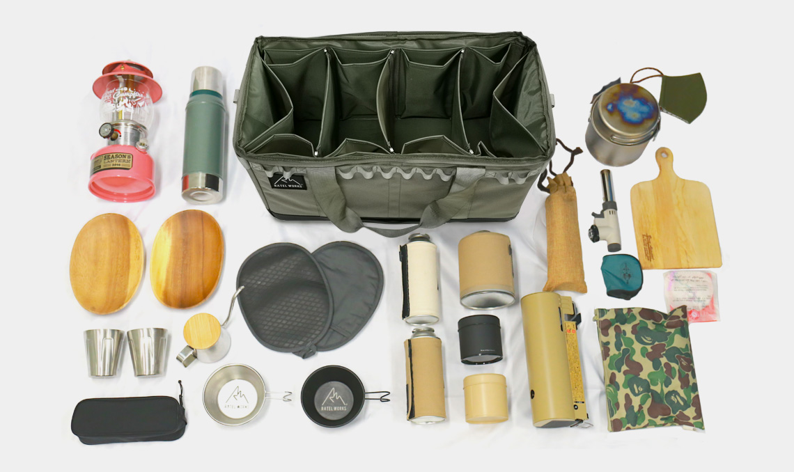CAMP GEAR BAG (キャンプギアバッグ)BK/GR｜PRODUCT｜ラーテルワークス
