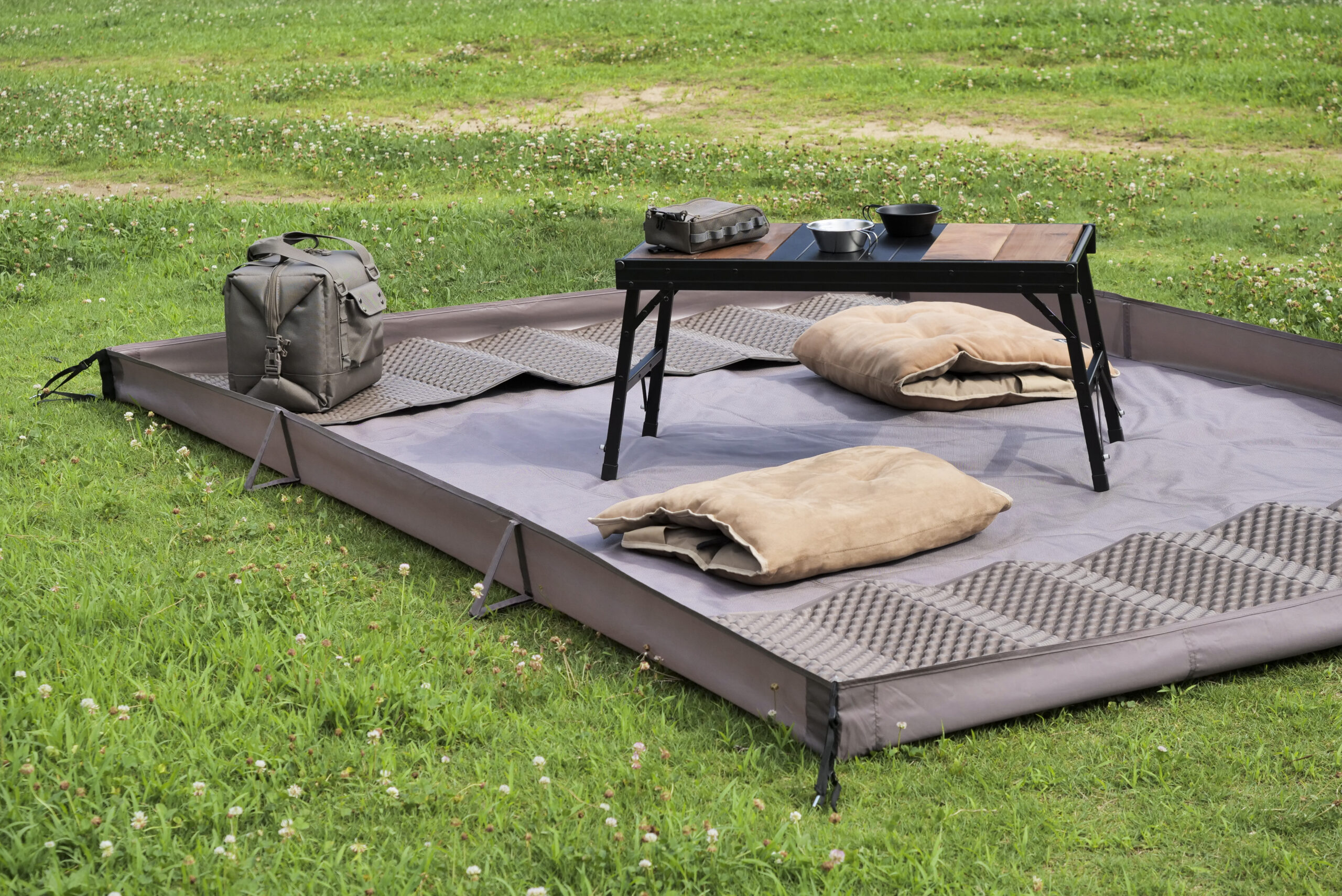 スノーピーク ラウンジシェル ＋ フロアマット美品】スノーピーク