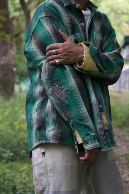 BOWWOW HEAVY WEIGHT FLANNEL SHIRTS AGING - Blog