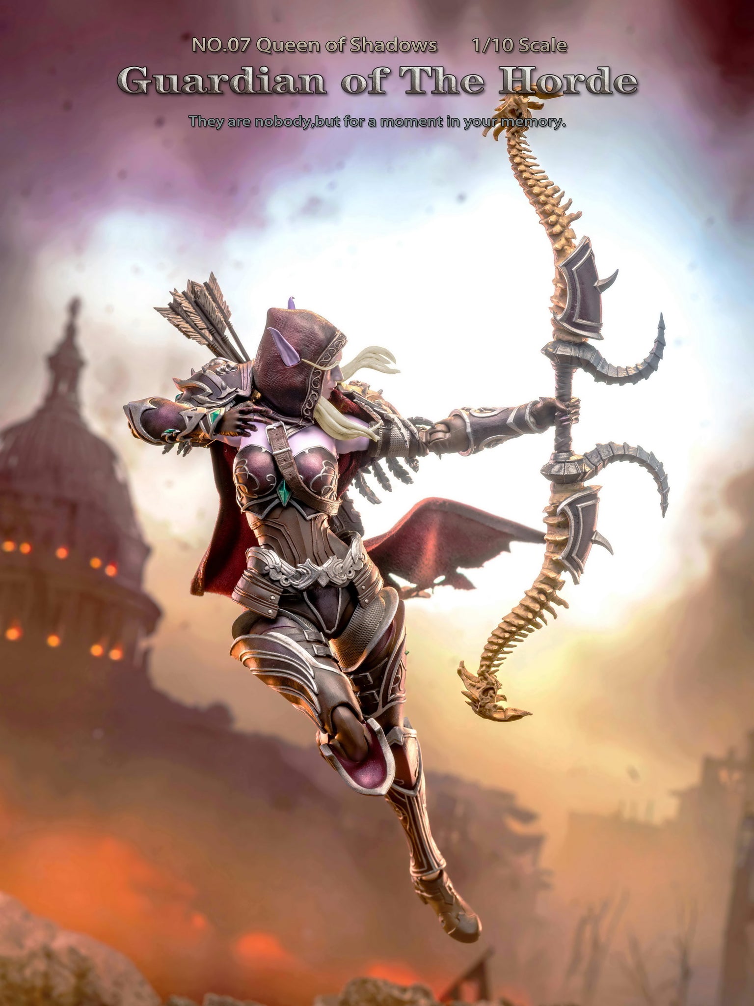 Guardian of the Horde No.7 1/10 Scale Gray Knight Queen of Shadows