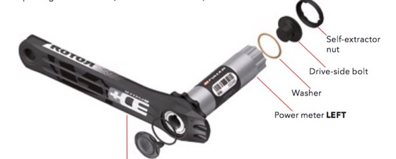 新型 ROTOR INPOWERはクランクシャフト型パワーメーターに | IT技術者