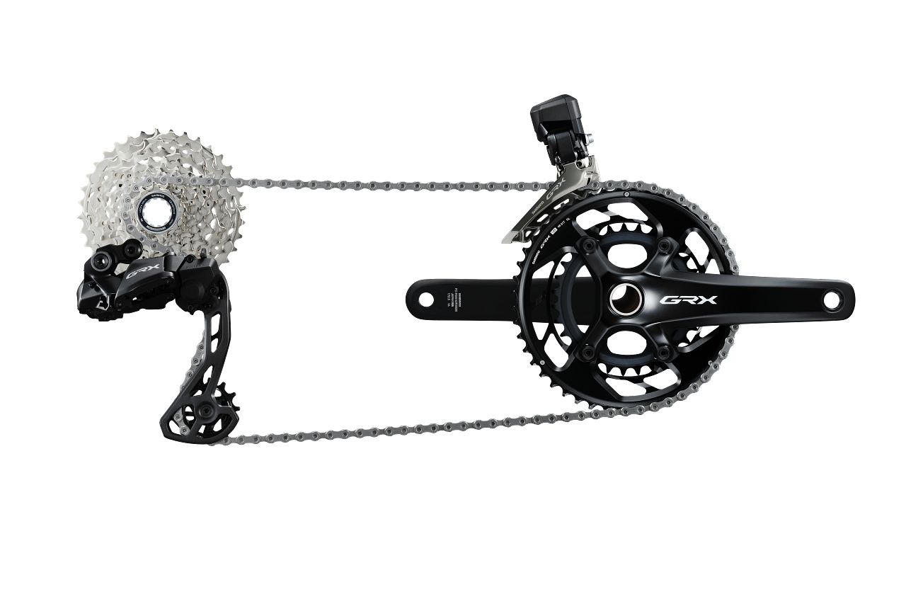 シマノから新型GRX Di2 12速 セミワイヤレス変速グラベル用