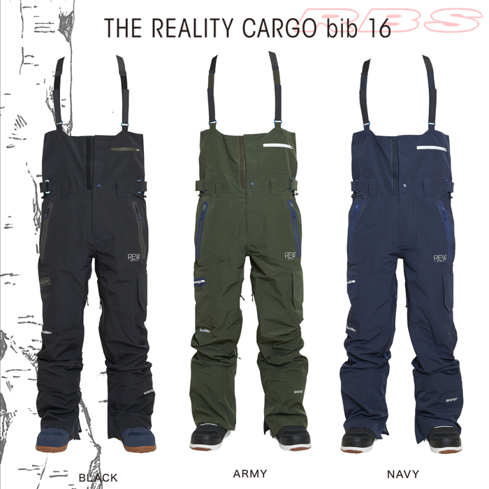 17-18 REW THE REALITY CARGO bib パンツ GORE-TEX ゴアテックス