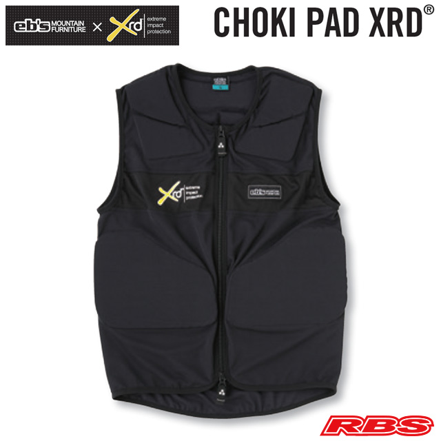 eb's CHOKI PAD PORON® XRD® エビス チョッキパッド ポロン BLACK