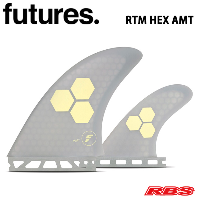 FUTURES FIN フューチャーフィン AMT RTM HEX GREY 【ショート用