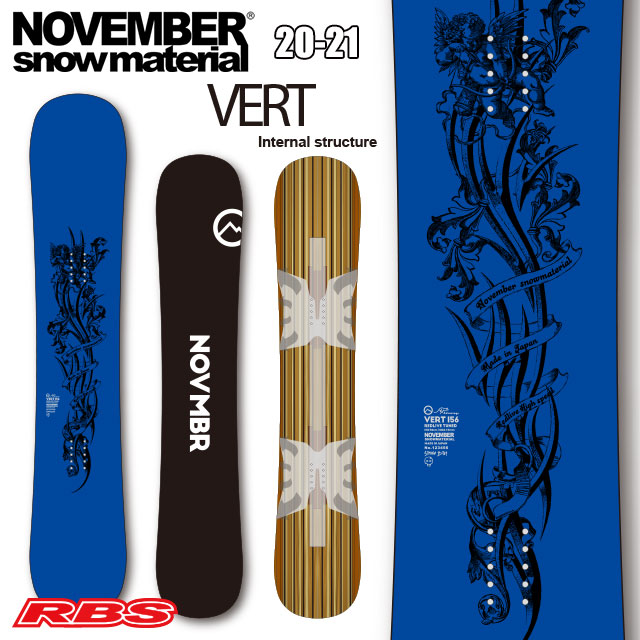 NOVEMBER 20-21 VERT スノーボード 日本正規品 予約商品RBS