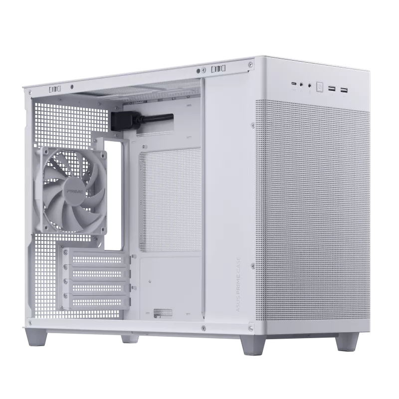 ASUS Prime AP201 Cash Mesh MicroATX Casing - White | RB Tech & Games