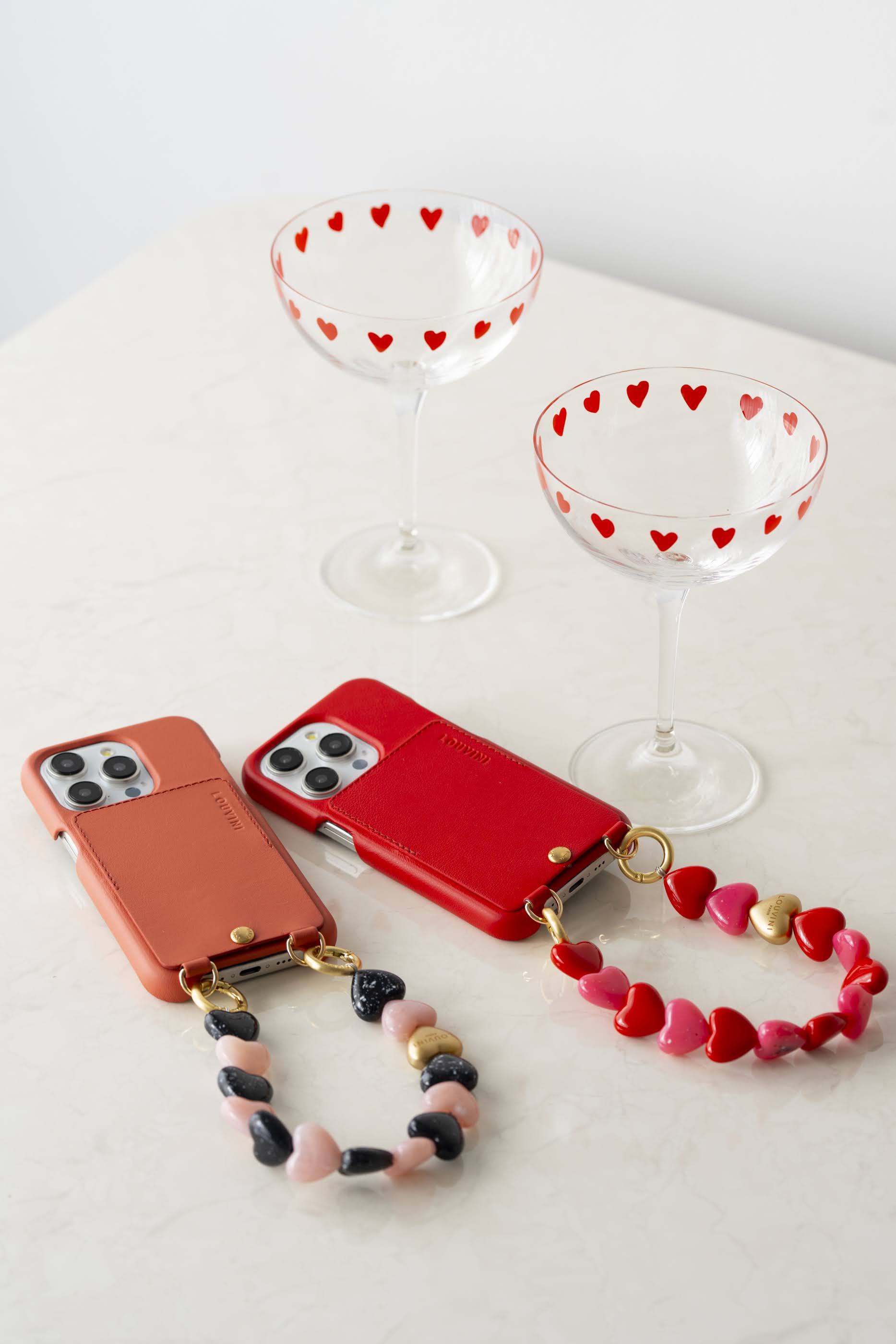 ハンドストラップ PETIT CUORE PINK-RED – R deco interiors