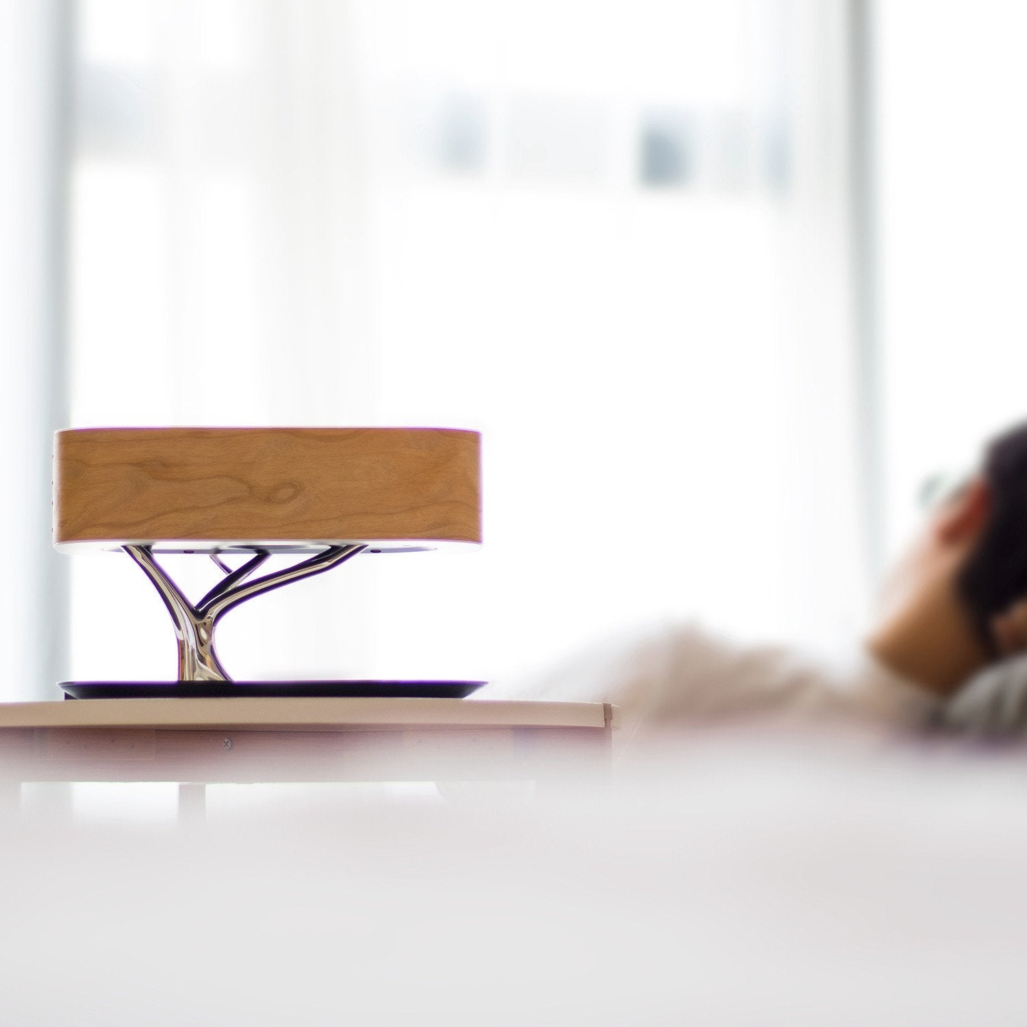 Three-in-one multifunctional wood grain tree lamp - Tree of Light