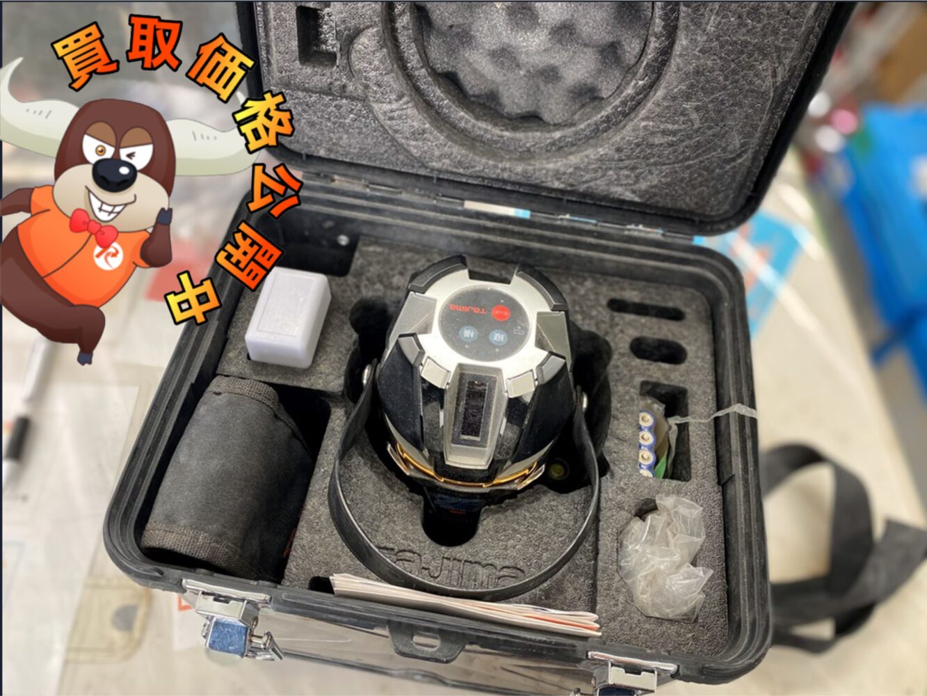 タジマ(TAJIMA)のブルーグリーンレーザー墨出し器 ZEROBL-KJC 中古品を