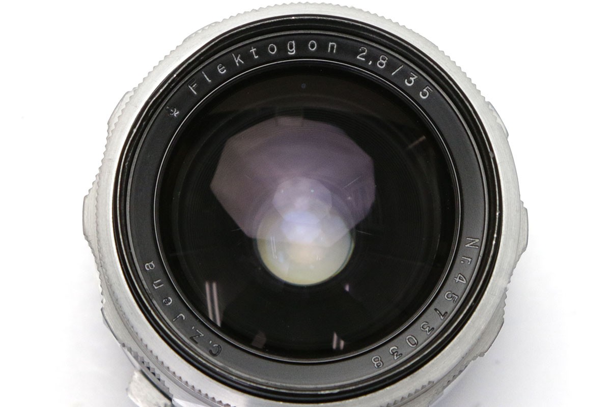 Carl Zeiss Jena Flektogon 35mm F2.8 シルバー プラクチナマウント