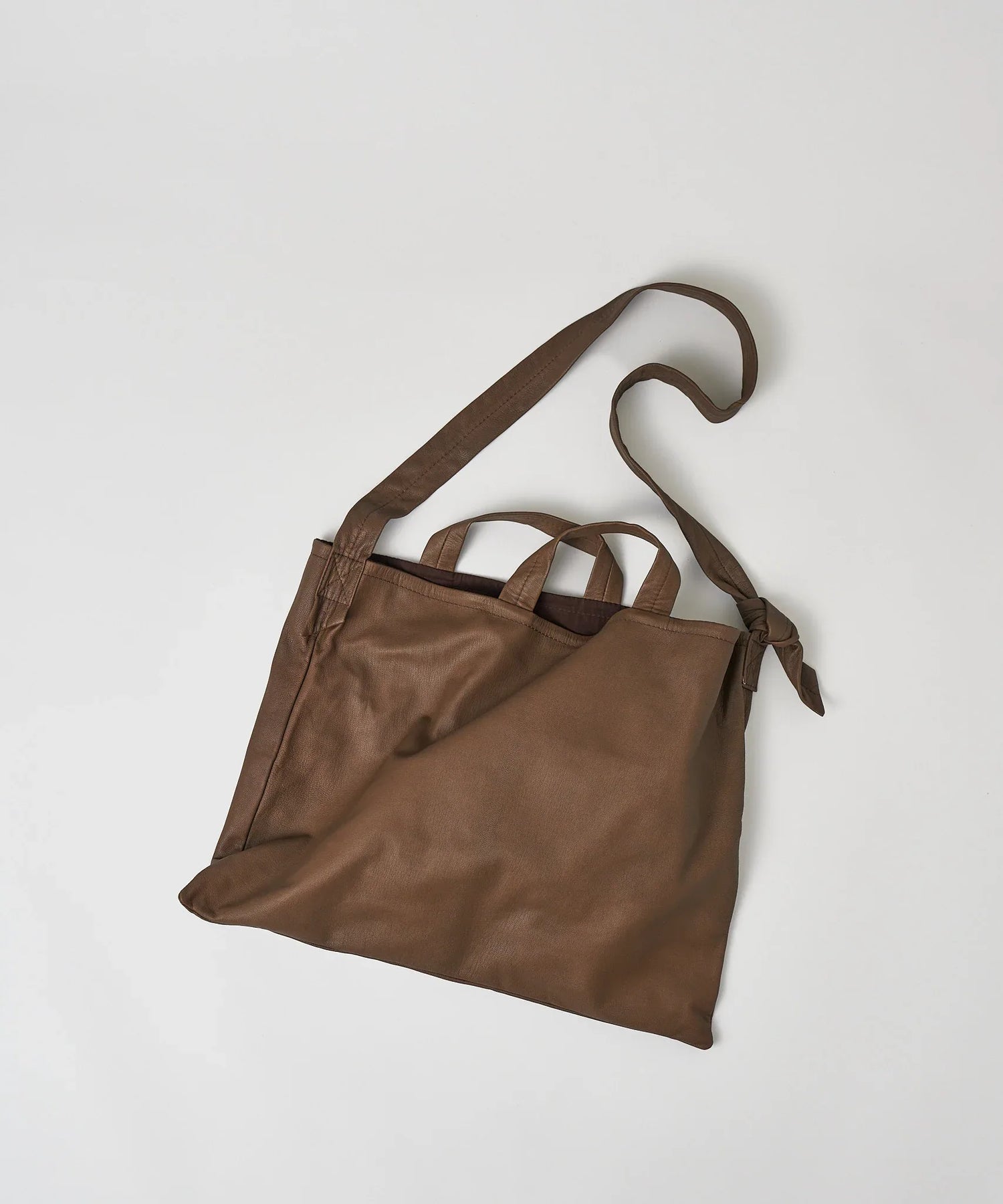 h*k様 KAPITAL レザー トートバッグ 刺繍ショルダー ブラウン KAPITAL