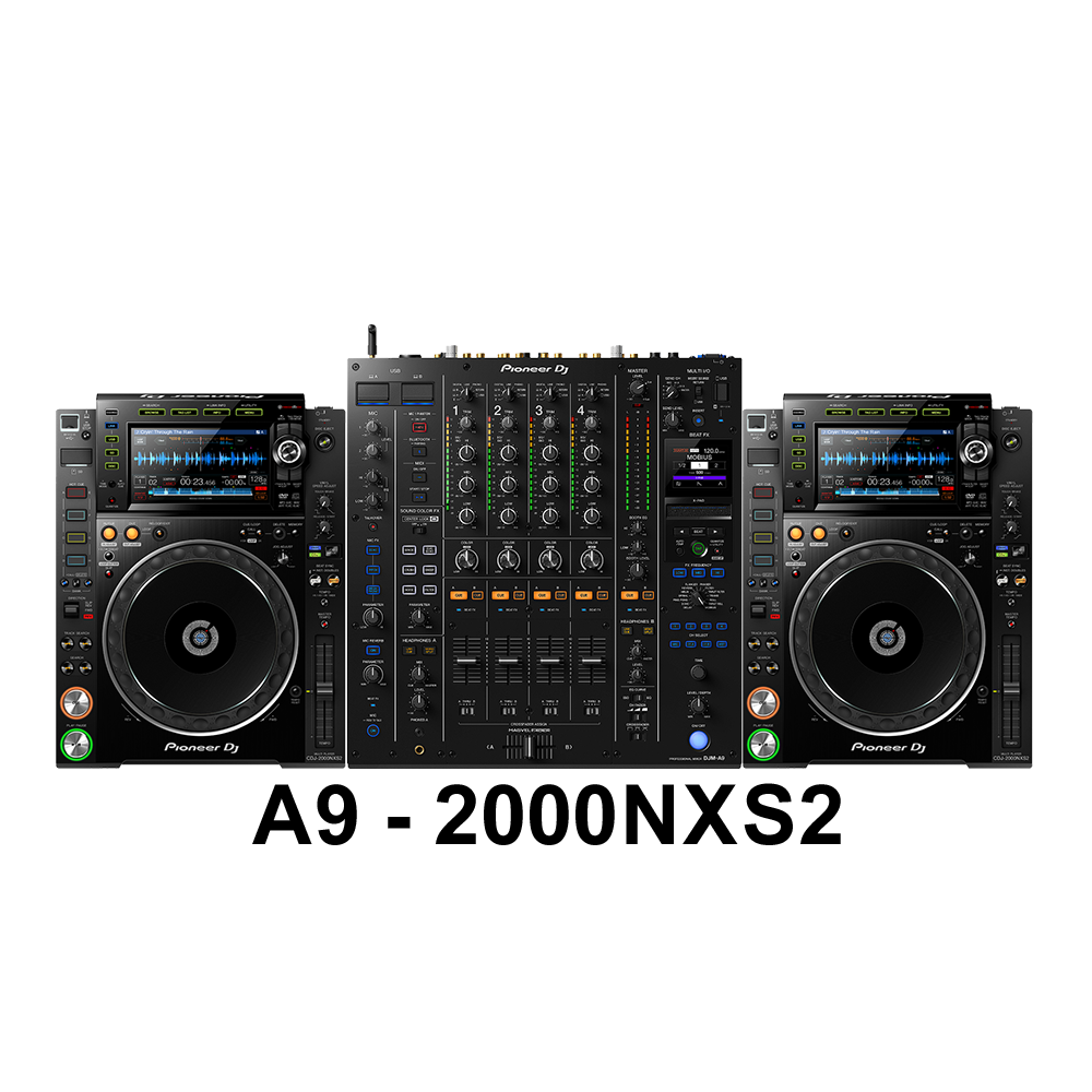 Pioneer DJ DJM-A9 & CDJ-2000NXS2 Rental - Professional DJ Setup