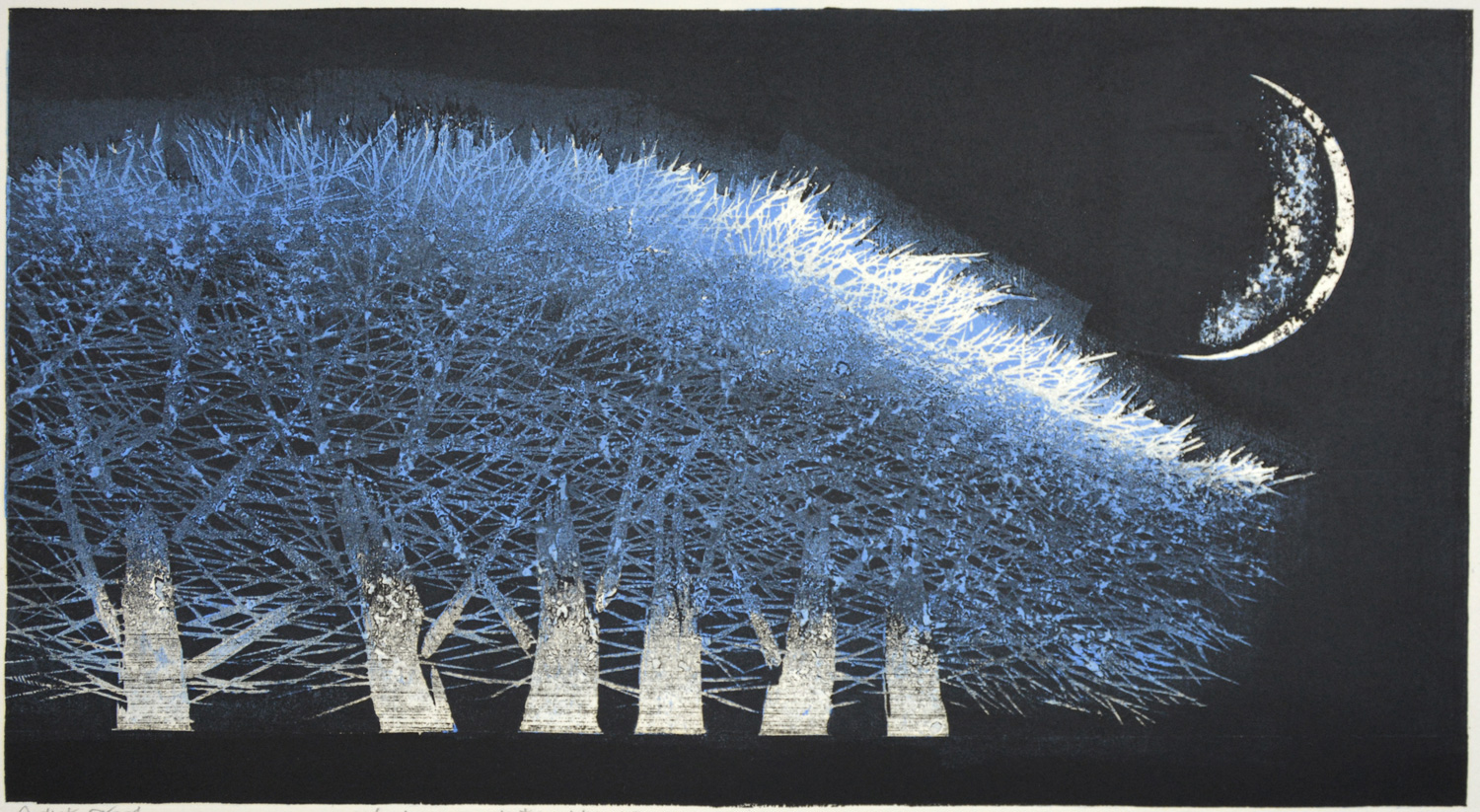 Moonlight – Tree & Moon of Ancient City – The Ren Brown Collection