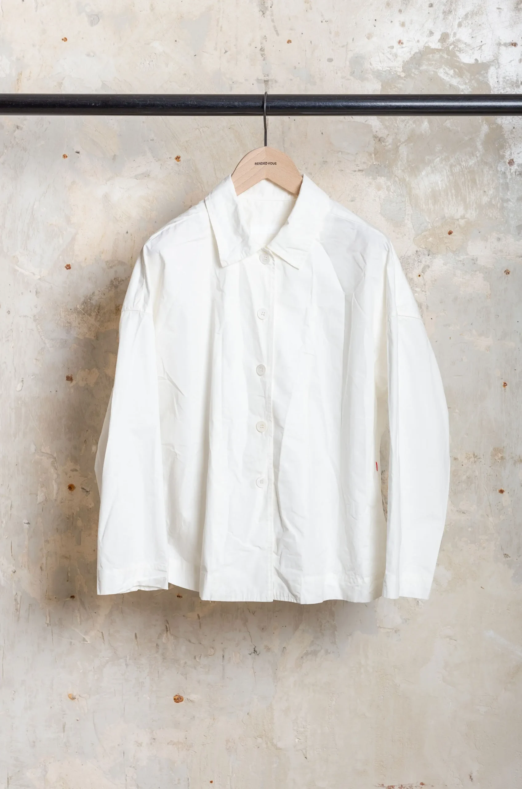 Casey Casey - Juliette Shirt Solid White - Rendez-vous Store
