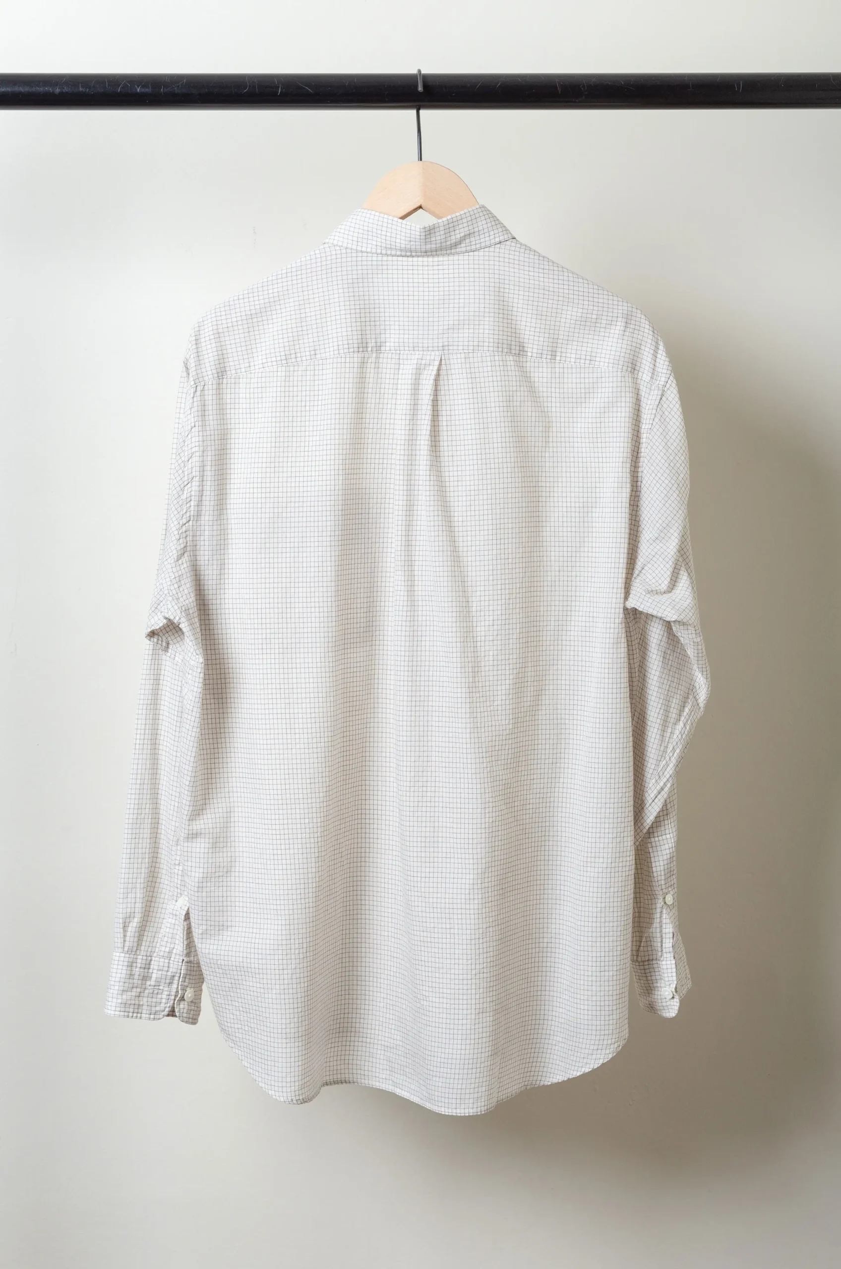 Kaptain Sunshine - CPO Shirt White Pincheck - Rendez-vous Store