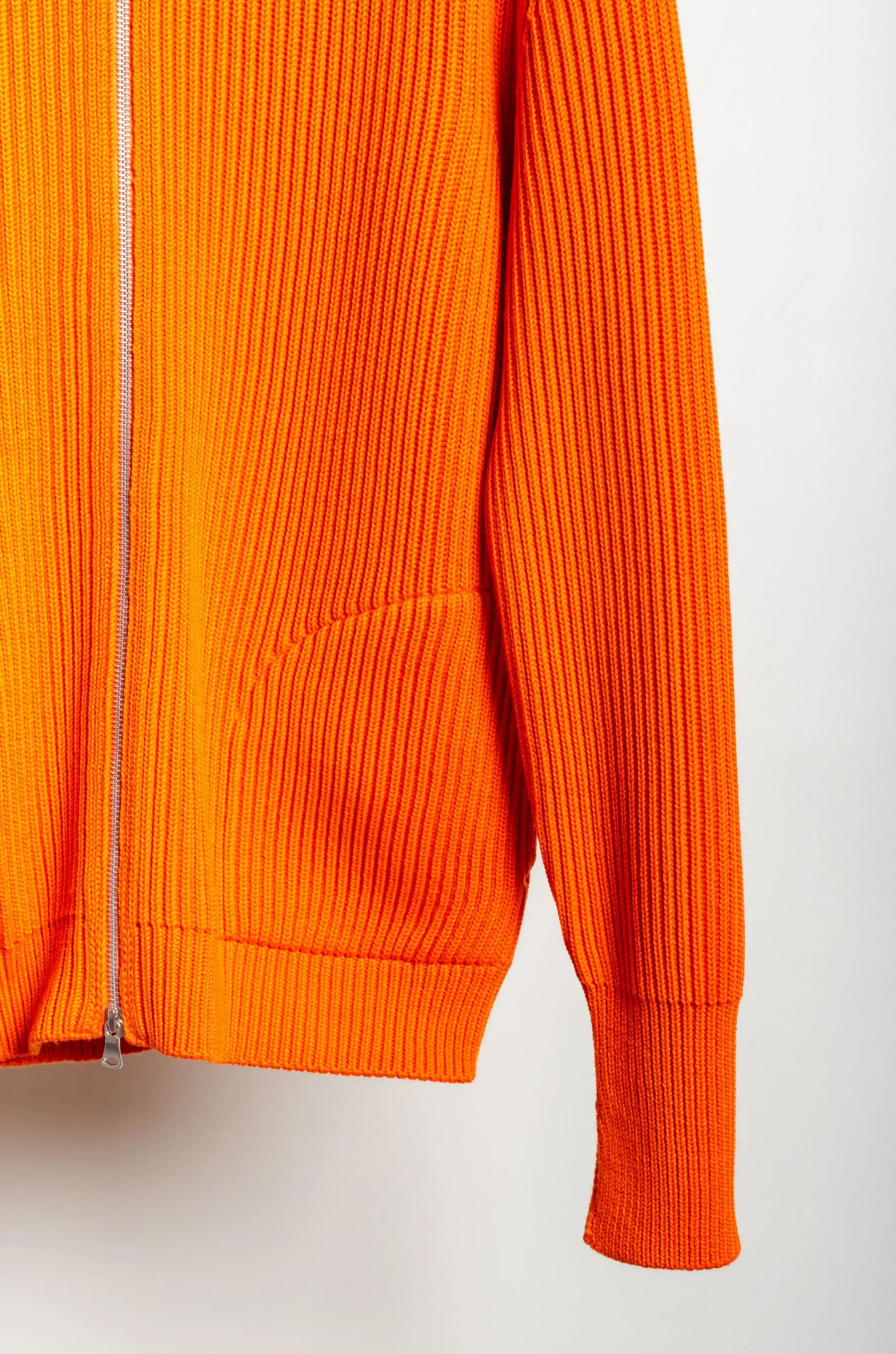 Andersen-Andersen Navy Full Zip Pockets Orange