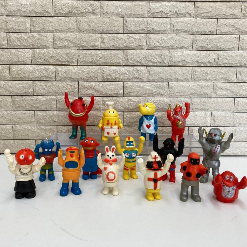 旧バンダイ NET 東映 石森プロ がんばれロボコン ソフビ人形 15体