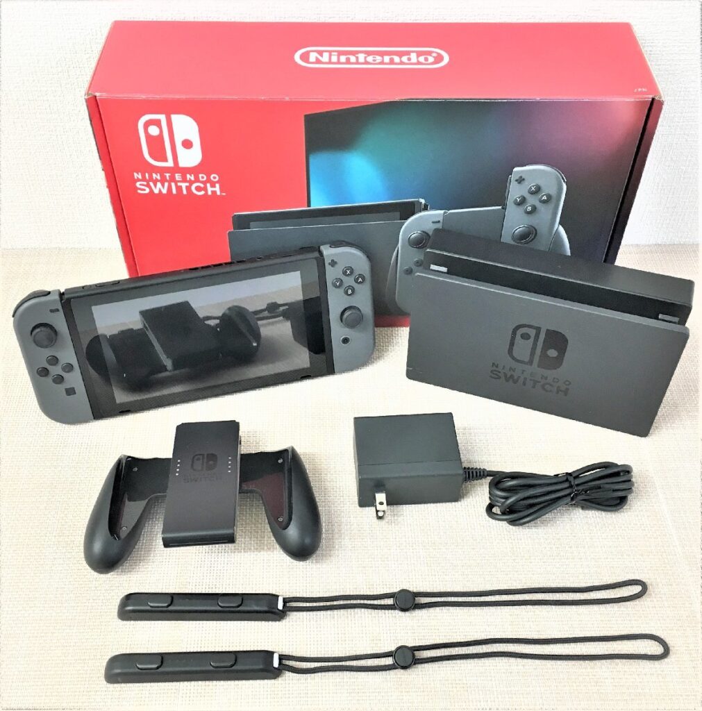 1/6まで値下げ中！12999→10999ニンテンドーswitch本体グレー 任天堂