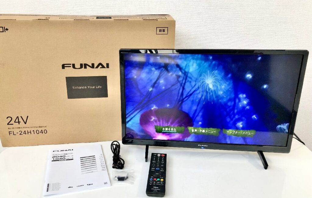 美品FUNAI HDD内蔵 液晶テレビ FL-24H2040W 2021年製