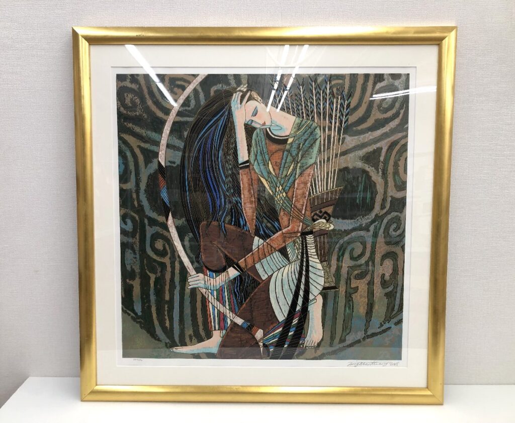 丁紹光 ティンシャオカン アイズオブプレイ シルクスクリーン 直筆