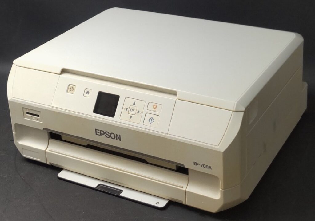 通電確認済み EPSON EP-708A インクジェット複合機 2016年製 エプソン