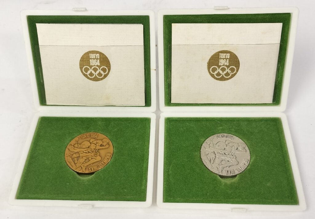 東京オリンピック 1964年 記念メダル 2点セット 銀メダル 銅メダル