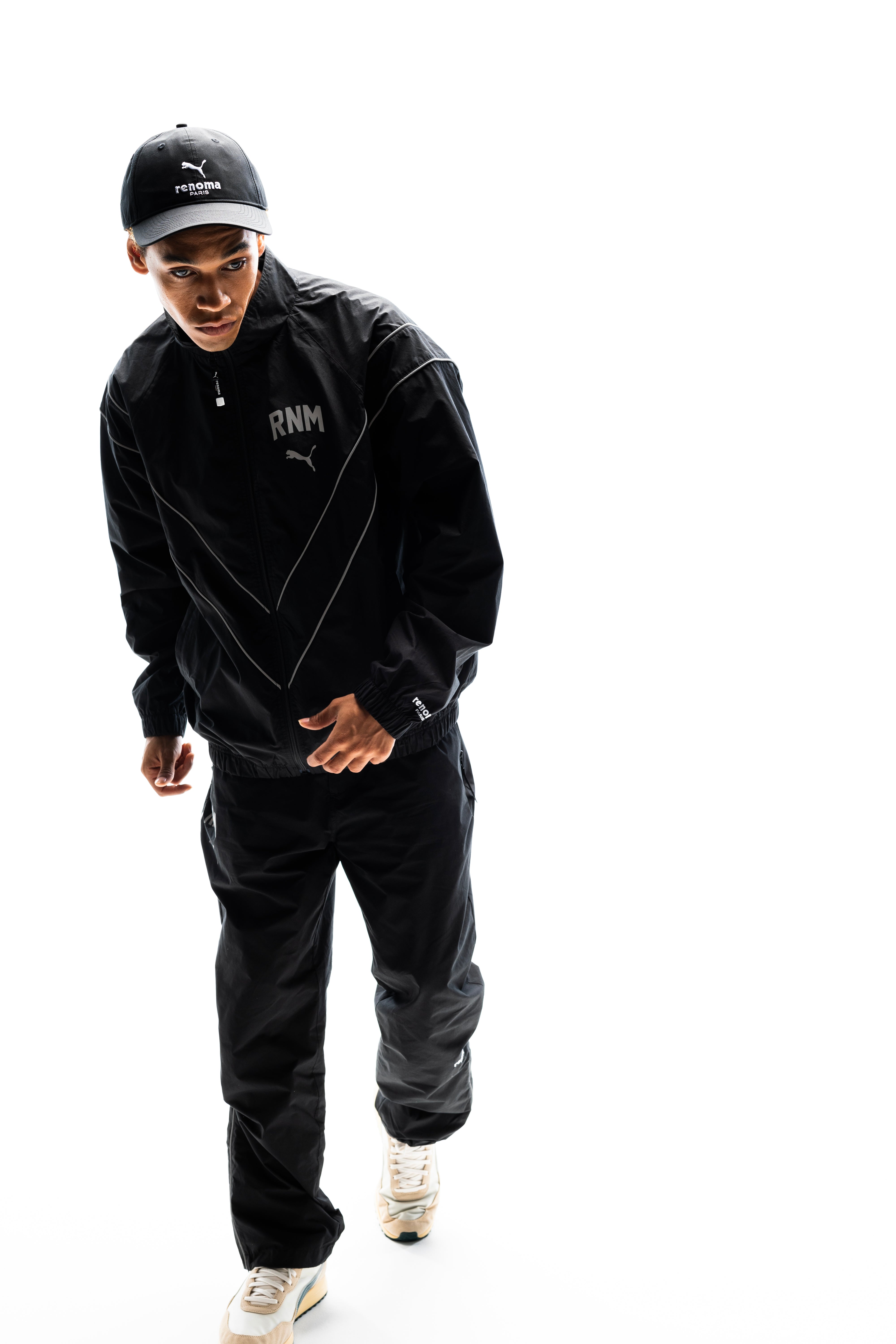 renoma paris スポーツクラブゴルフフード付ジャケット&パンツ 上下