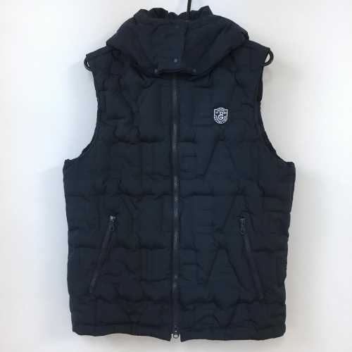 PEARLY GATES パーリーゲイツ ダウンベスト ネイビー 2019年 BIGロゴ