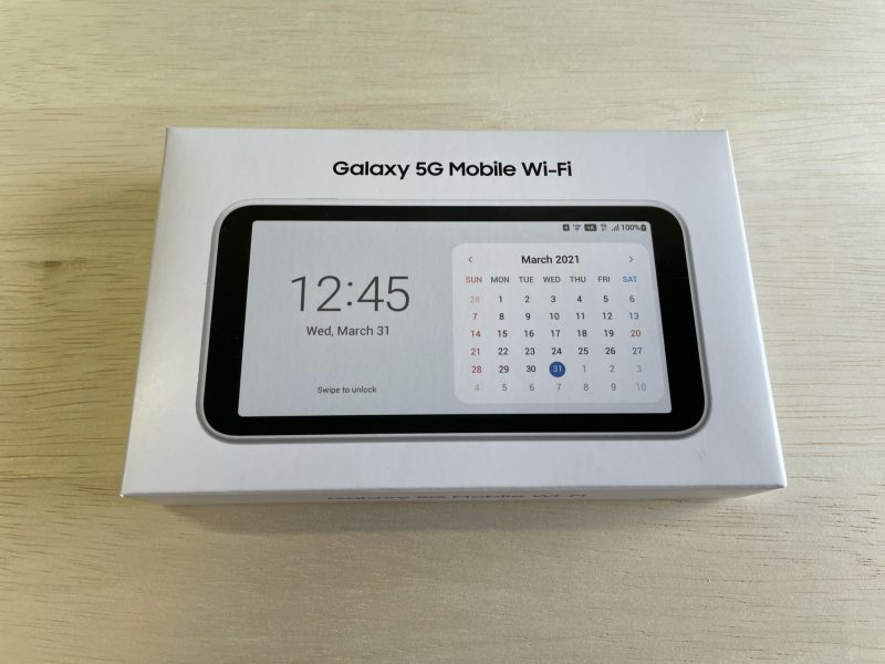 WiMAX Galaxy 5G Mobile Wi-Fi（SCR01）の実機レビュー！通信速度も
