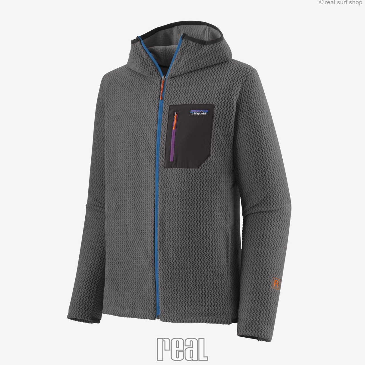 Patagonia M's R1 Air Full-Zip Hoody – Forge Grey | real surf shop