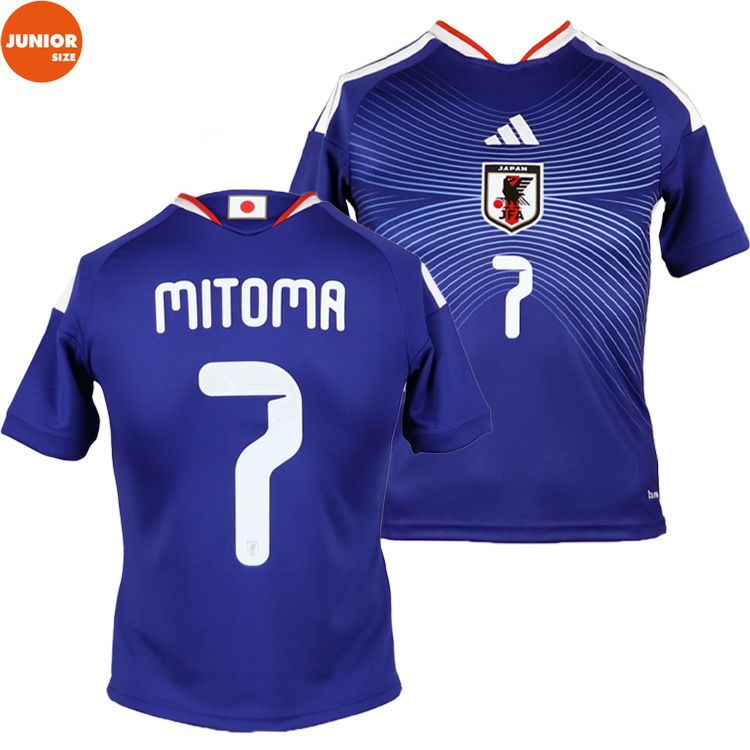 adidas アディダス】＃7 三苫薫 サッカー 日本代表 2024 ホーム