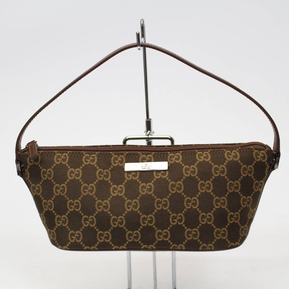 グッチ アクセサリーポーチ ハンドバッグ レディース ブラウン GG