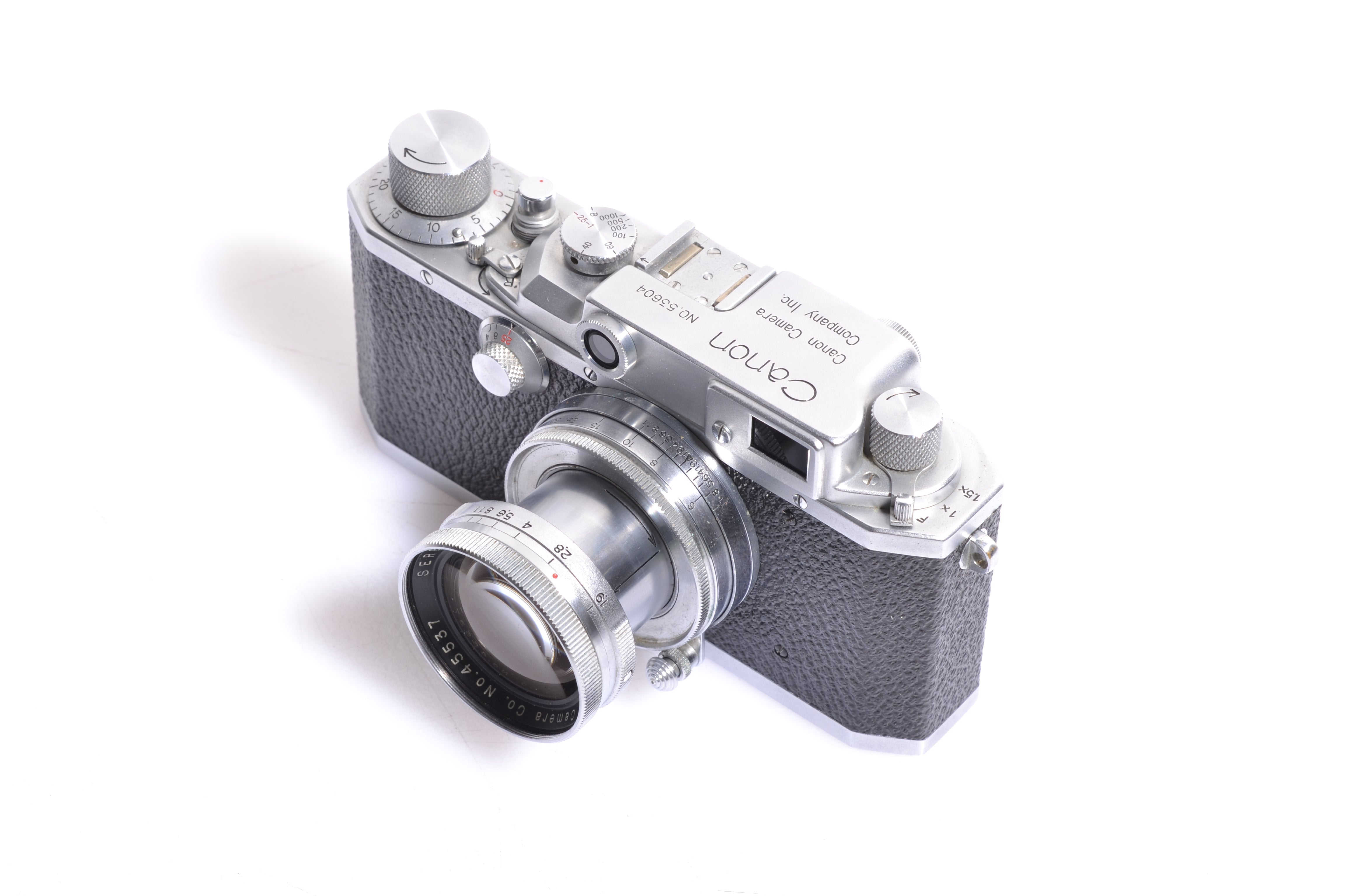 Canon III 35mm Rangefinder camera w/Serenar 50mm f1.9 lens+case+