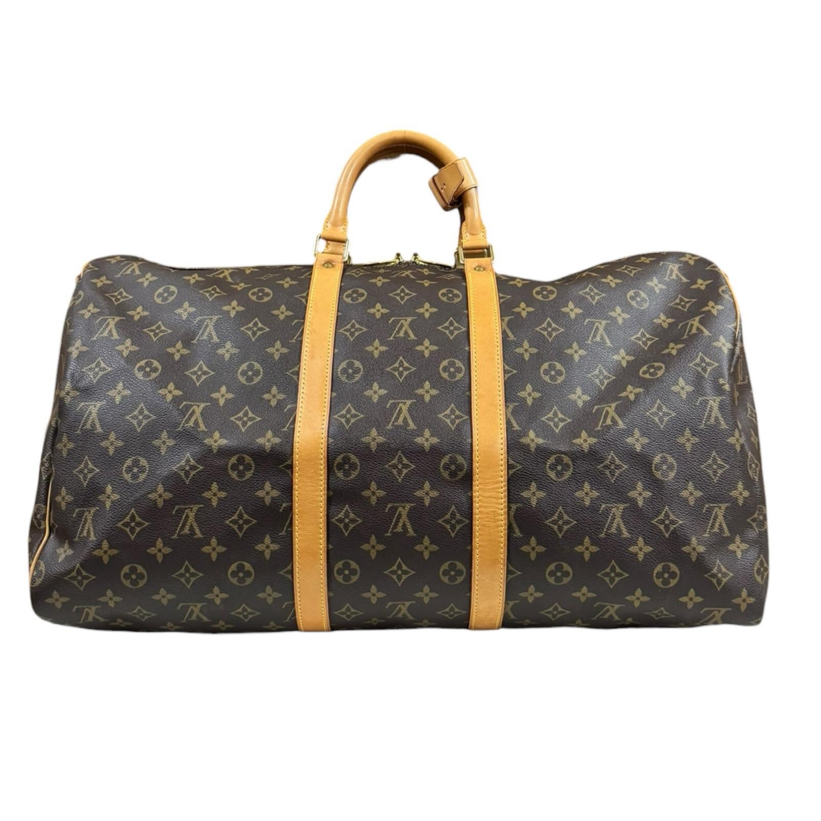 LOUIS VUITTON ルイヴィトン キーポル55バンドリエール モノグラム