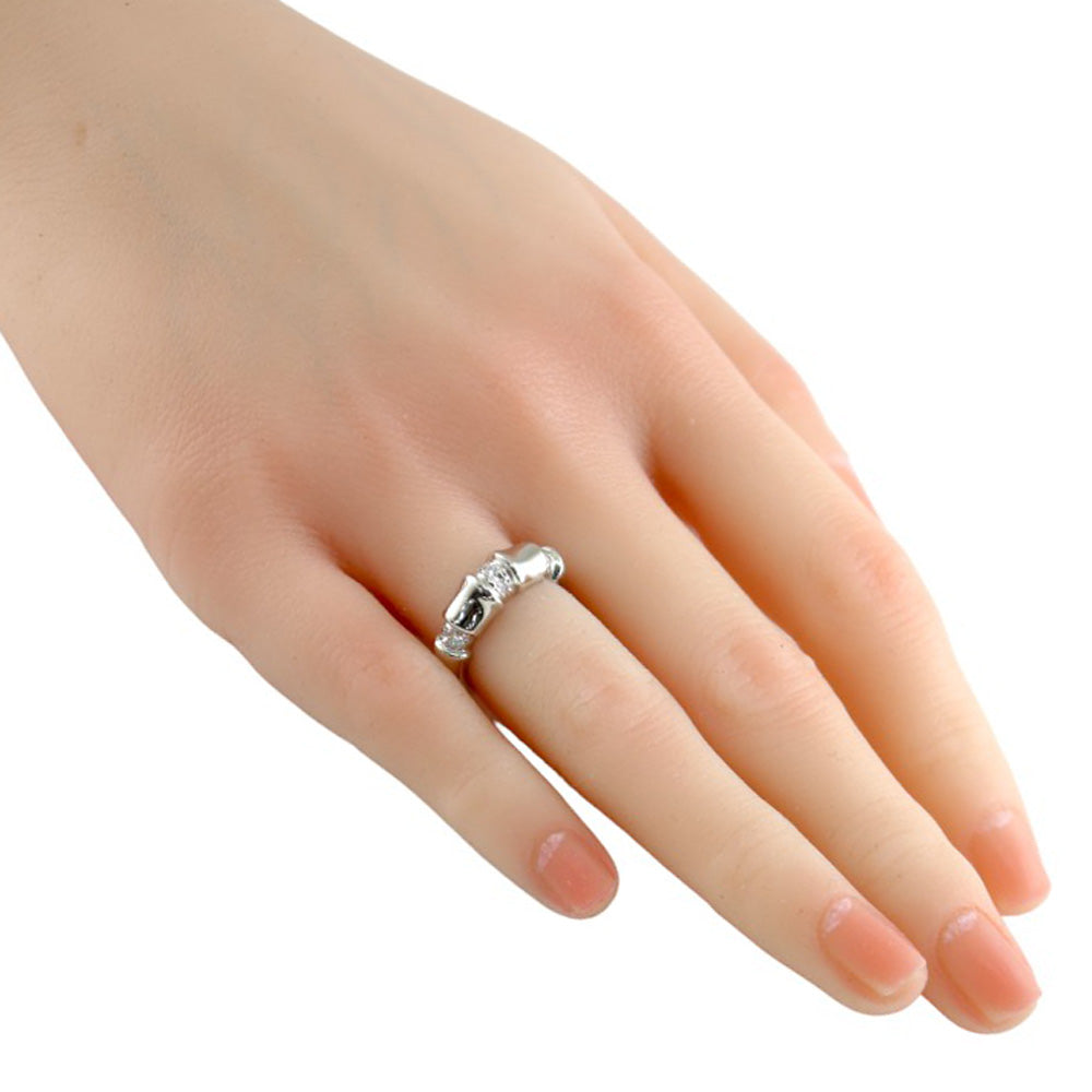 ミキモト リング 指輪 ミキモト 7号 Pt950プラチナ ダイヤモンド 0.08