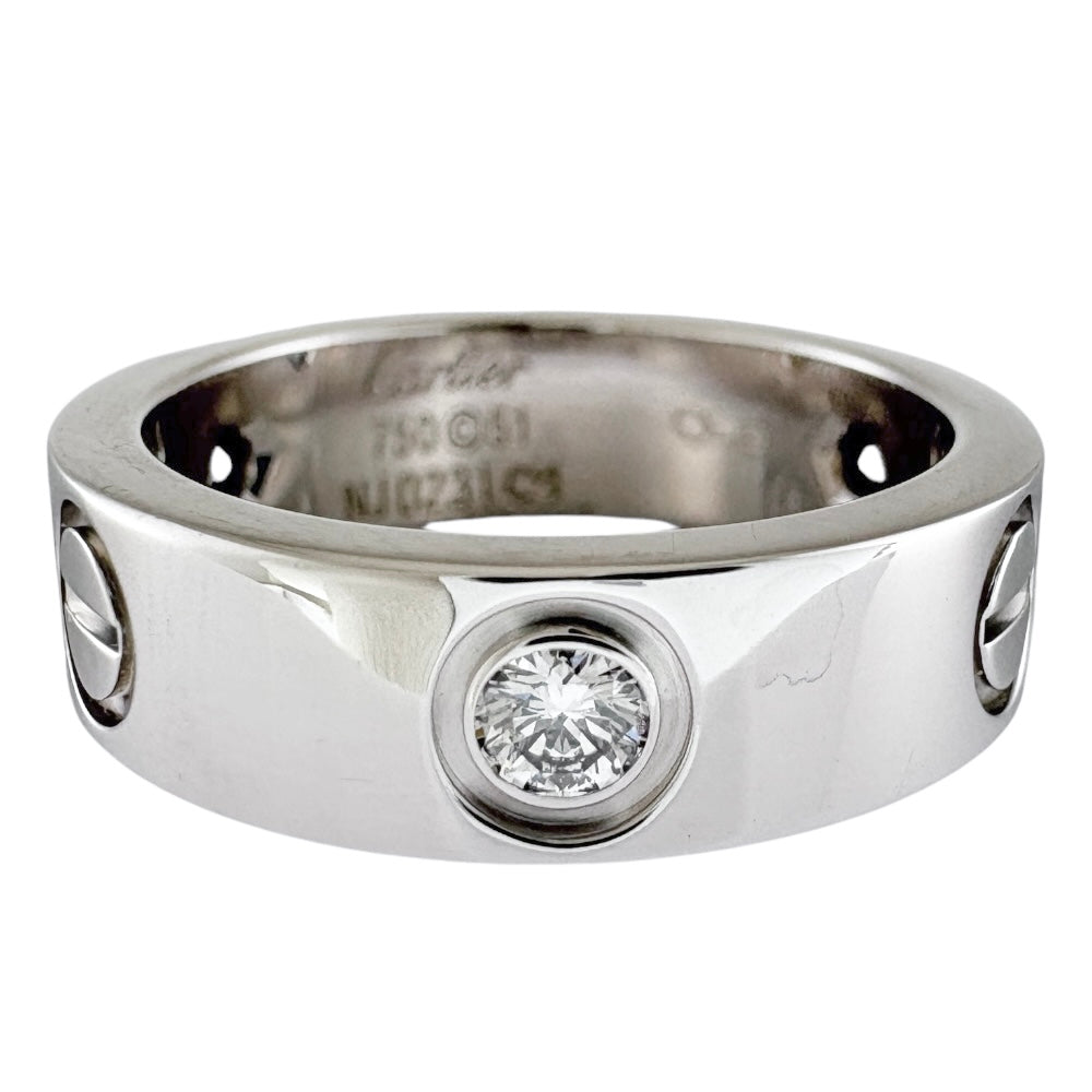 CARTIER カルティエ ラブ リング 指輪 11号 18金 K18ホワイトゴールド