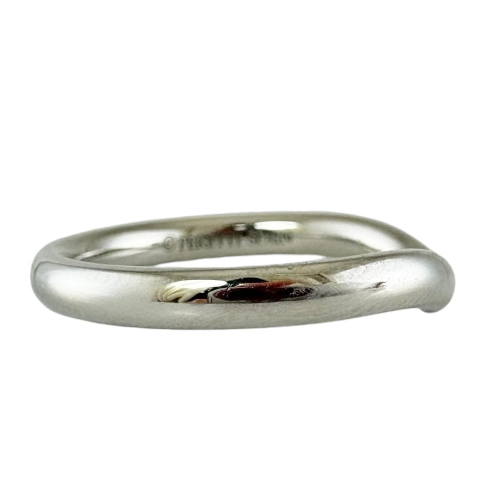 TIFFANY&Co. ティファニー カーブドバンド リング 指輪 5号 Pt950