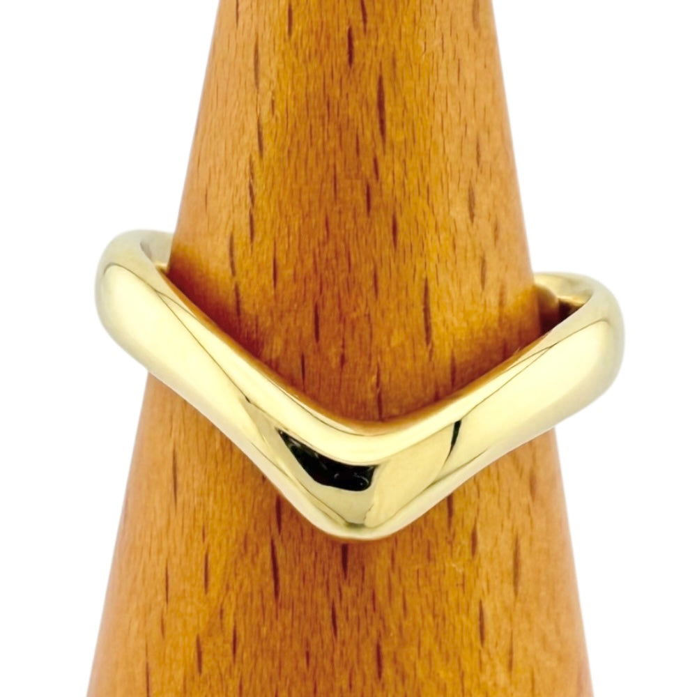 TIFFANY&Co. ティファニー カーブドウェーブハート リング 指輪 9号 18