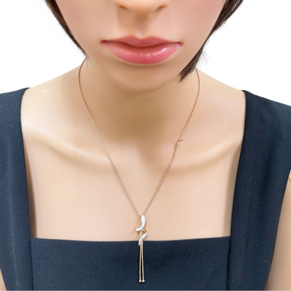 DAMIANI Damiani Eden Necklace 18 Gold K18 Pink Gold Diamond Ladies