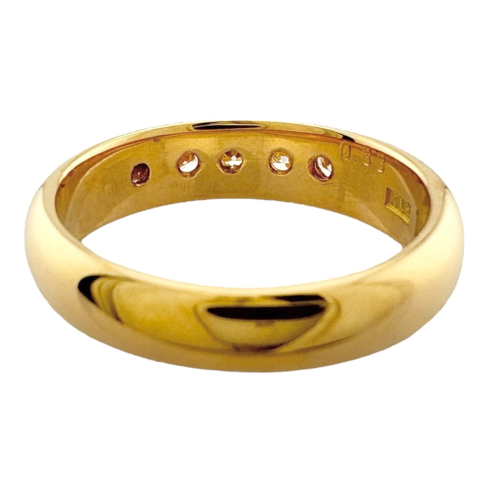 リング 指輪 13号 18金 K18イエローゴールド ダイヤモンド レディース