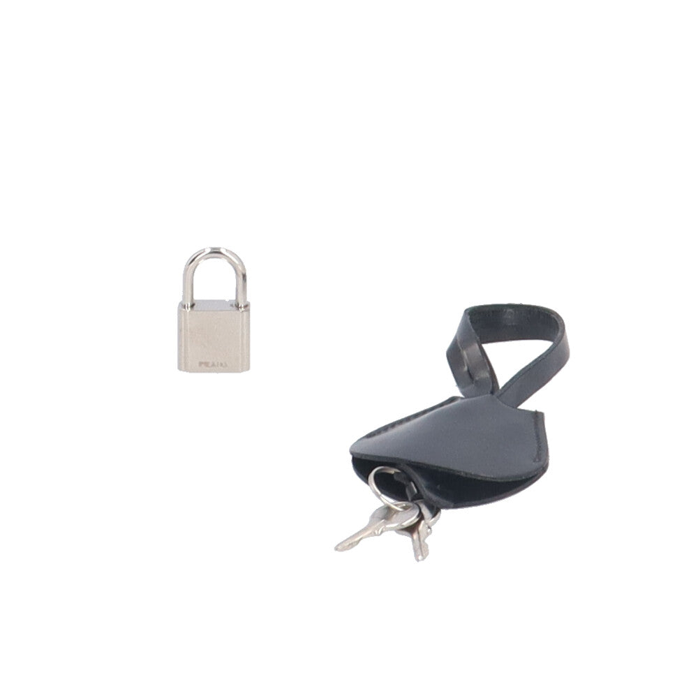 PRADA プラダ ボストンバッグ ナイロン ブラック ユニセックス 中古