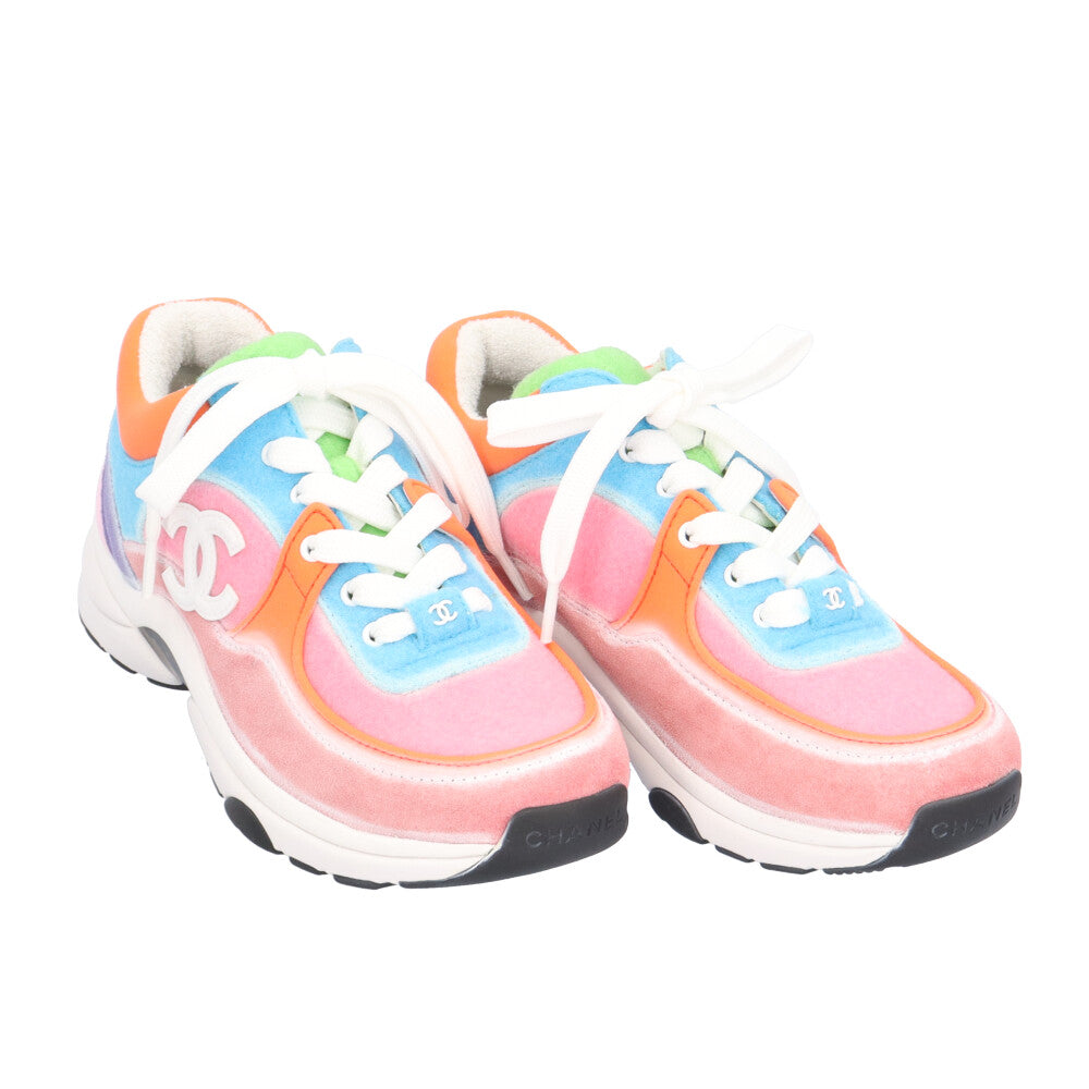 CHANEL Chanel Coco Mark Sneakers Swed Ladies Used – 【公式