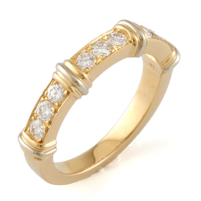 カルティエ CARTIER コンテッサ ハーフダイヤモンド リング・指輪 8.5