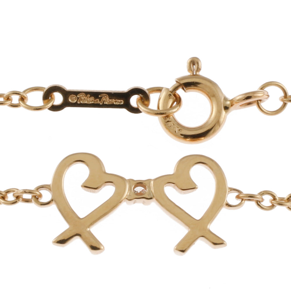 TIFFANY&Co. ティファニー ダブルラビングハート ブレスレット 18金
