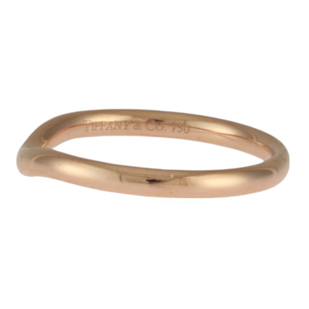 TIFFANY&Co. ティファニー カーブドバンド リング 指輪 13号 18金 K18