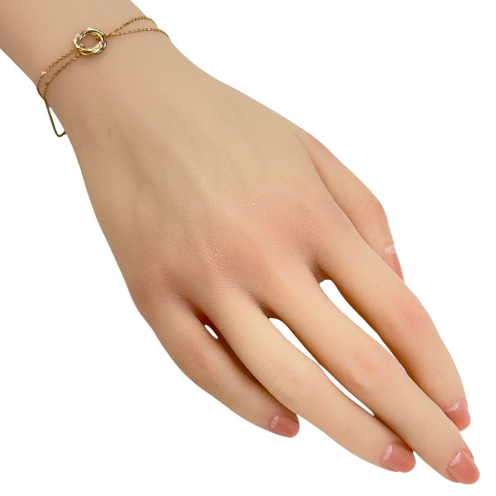 Cartier Cartier Trinity Bracelet 18 Gold K18 Pink Gold Ladies Used