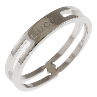 GUCCI グッチ インフィニティ リング 指輪 15号 18金 K18ホワイト